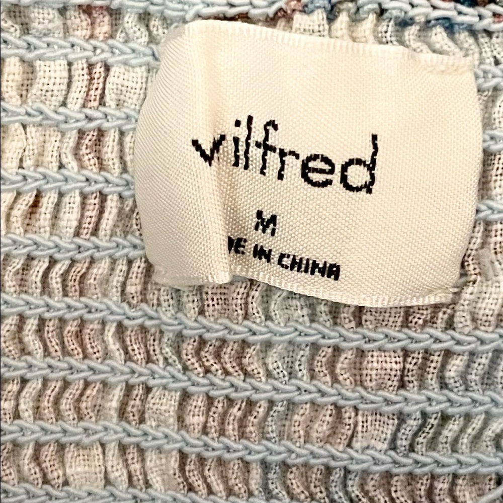 Wilfred Mini Dress in Blue and Pink Floral Print - Picture 11 of 11